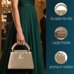 LV Capucines Mini Tote Bag – Beige Taurillon Leather with Gold-Tone - Image 7