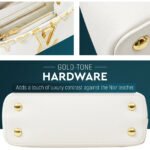 LV Capucines Mini Tote Bag – White Taurillon Leather with Gold-Tone Hardware - Image 6