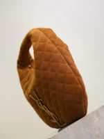 YSL Saint Laurent Icare Maxi Quilted Suede Hobo Bag - Image 3