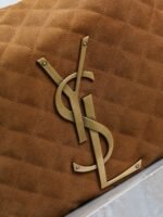YSL Saint Laurent Icare Maxi Quilted Suede Hobo Bag - Image 4