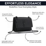 YSL Sunset Croc-Embossed Leather Chain Cross Body Bag - Image 7