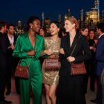 Valentino Garavani Crystal-Embellished Small VLogo Shoulder Bag – Burgundy Leather 19cm - Image 8