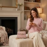 Valentino Garavani Crystal-Embellished Small VLogo Shoulder Bag – Pink Leather 19cm - Image 7