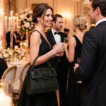 Valentino Garavani Crystal-Embellished Small VLogo Shoulder Bag – Black Leather 19cm - Image 5