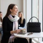 Valentino Garavani Crystal-Embellished Small VLogo Shoulder Bag – Black Leather 19cm - Image 8