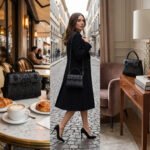 Valentino Garavani Crystal-Embellished Small VLogo Shoulder Bag – Black Leather 19cm - Image 10