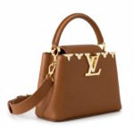 LV Capucines Mini Tote Bag – Caramel Brown Taurillon Leather - Image 2