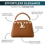 LV Capucines Mini Tote Bag – Caramel Brown Taurillon Leather - Image 5