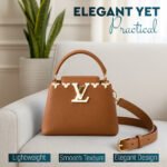 LV Capucines Mini Tote Bag – Caramel Brown Taurillon Leather - Image 7