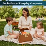 LV Capucines Mini Tote Bag – Caramel Brown Taurillon Leather - Image 9