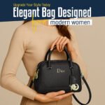 Dior Mini Tote Bag – Leather Handbag with Gold-Tone Hardware - Image 8