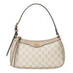 Gucci Luxury Designer-Inspired Beige Monogram Shoulder Bag