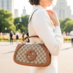 Gucci Luxury Designer-Inspired Monogram Top-Handle Bag - Image 4
