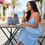 Louis Vuitton Luxury Capucines Mini Denim Blue Tote Bag - Image 5